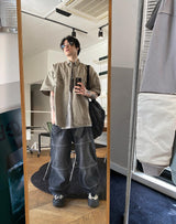 No.0727 general washing half SHIRT (3color)