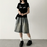 リッパートラックラインカラー半袖Tシャツ