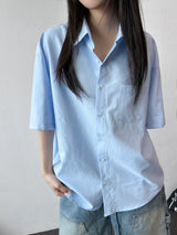 Hody Structured Oversized Boxy Shirt 4 color