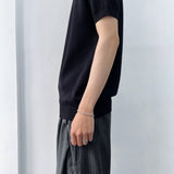 Minimal Textured Boxy Shirt