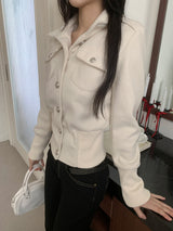 Cielo Classic Epaulet Slim-fit Jacket