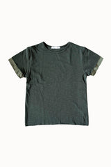 スラブレイヤードクロップTシャツ