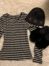 Starlight Round Stud Knit Beanie (6 colors)