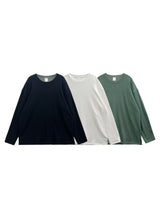 Loose ribbed bony long sleeve 3C