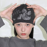 Egg Angel Beanie - CHARCOAL