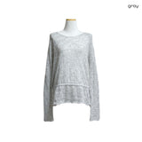 (3color) Romantic Shirring Sheer Knit