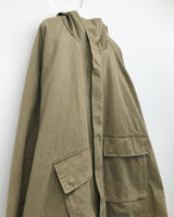 Shearling Overfit Cotton Field Jacket (2 Colors)