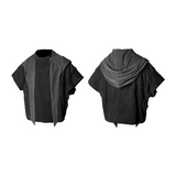 RELABEL Time Element (Dynamic Parallax) Loop Cut Split Short Wide Removable Large Hood Short Sleeve