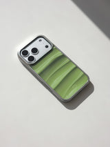 [MADE] マッチャスプレッドエポキシシルバーバンバーケース [iPhone/Galaxy]