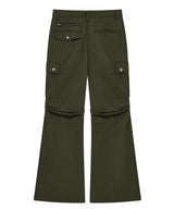 SH ブーツカット パンツ (khaki)