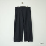 tailored wide slacks