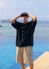 POS OVER FIT HALF TEE