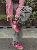 プレミアムピンタックスナップトレーニングカーゴパンツ