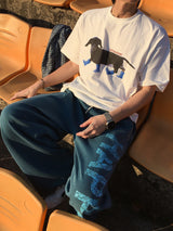 [A-T0087] ダックスフント半袖Tシャツ