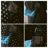 Ginghamミニポーチ - Black