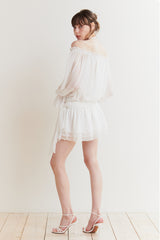 ANGEL HOOK DRESS white