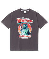 RG Cat of Liberty Tee (Charcoal)