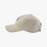 Stranger Emblem Baseball Corduroy Cap (Beige)