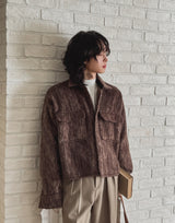 Need Mohair Crop Jacket