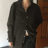 Pelle Corduroy Oversized-Fit Shirt