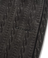 Women’s Cable Banding Pants Charcoal