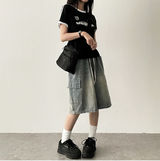 リッパートラックラインカラー半袖Tシャツ