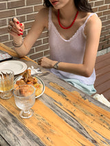 [MADE] RODYL FRILL KNIT SLEEVELESS