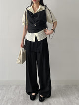 Draw Strap Nylon Bustier