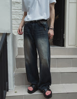 RuenB Mud Sand Curve Denim Pants