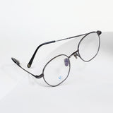 Knouun Round titanium glasses CODE. 101. A Black