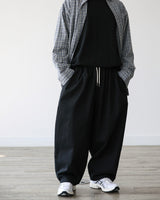SIO WALK WIDE PANTS BK