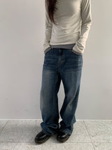 Soyan denim wide pants