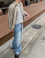 No.1687 B regular check SHIRT (3color)