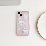[MADE] silver cat jelly hard case