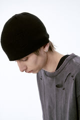 SYMBOL LOGO BEANIE (BLACK)