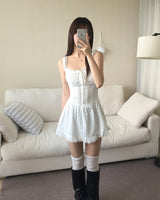Smoke Bendable Layered Mini Dress (2 colors)