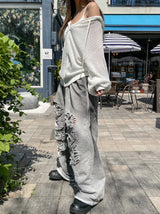 Ruby vintage dirty washing damage pants