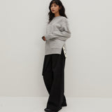 Raverous Slit Sweatshirts M/Gray