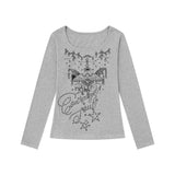 Nerina Wing Print Slim Tee
