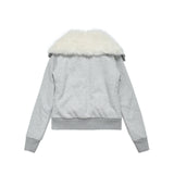 Elena Fur Collar Zip Jacket