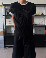 PDワンスターダブルスリーブショートスリーブTシャツ