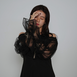 nina sheer dress