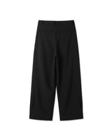 [DOJINOI] POT WIDE SLACKS BLACK