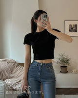 【MADE】Cropped short sleeve t-shirt