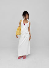 [MADE] Hishi String Sleeveless Long Dress