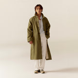 Stranger Relax Fit Belted Trench Coat (Khaki)