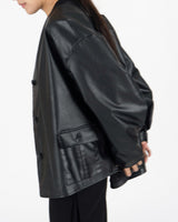Dojagi leather jacket - Black