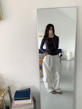 FOLD CARGO WIDE PANTS (5C)