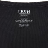 8287 ロゴヴィンテージスリーブレスTシャツ (チャコール)