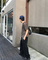 ソリッドバンドワイドパンツ